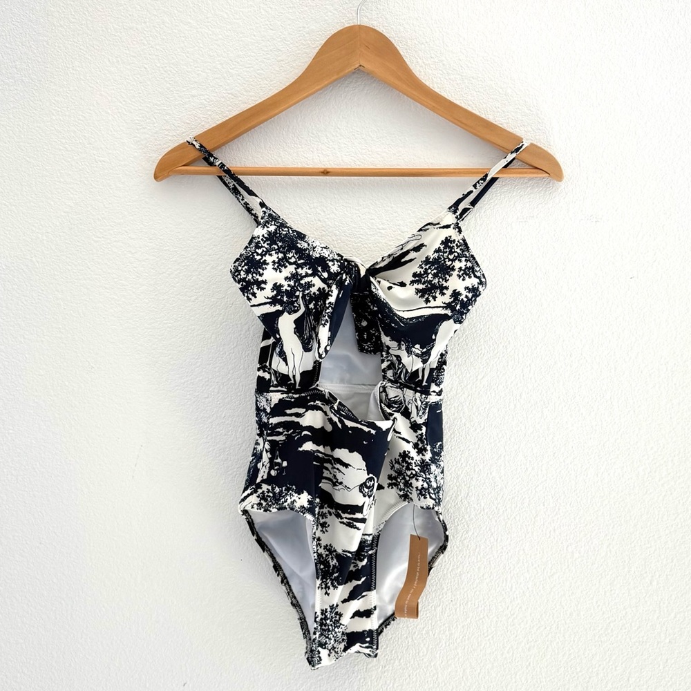 REFORMATION - Tropicana Swimsuit Naked Lunch